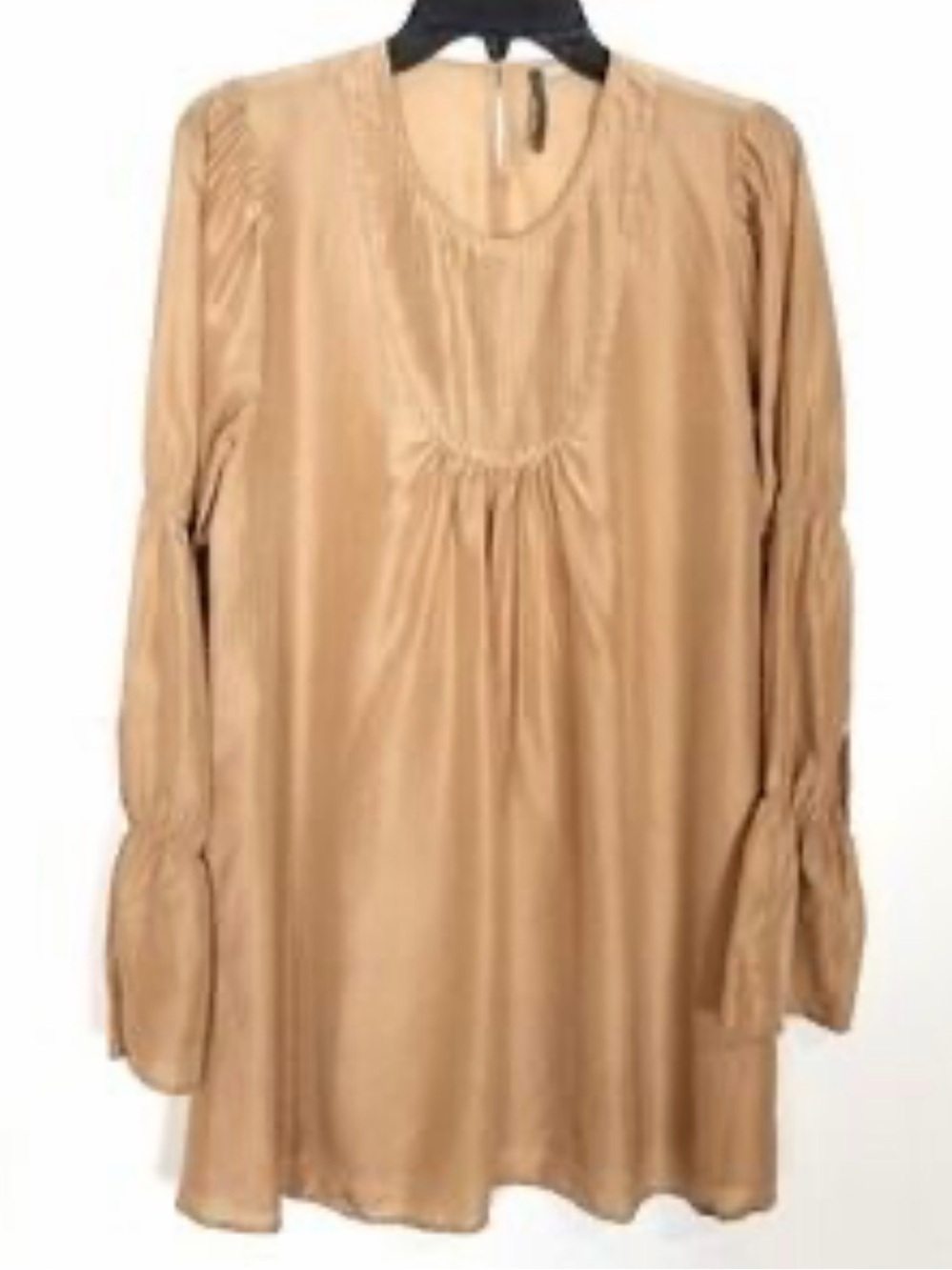 Saturday Sunday Anthropologie Women's Long-Sleeve Silk SheerTunic Dress xs